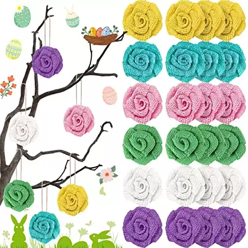24 Pcs Easter Spring Tree Decorations