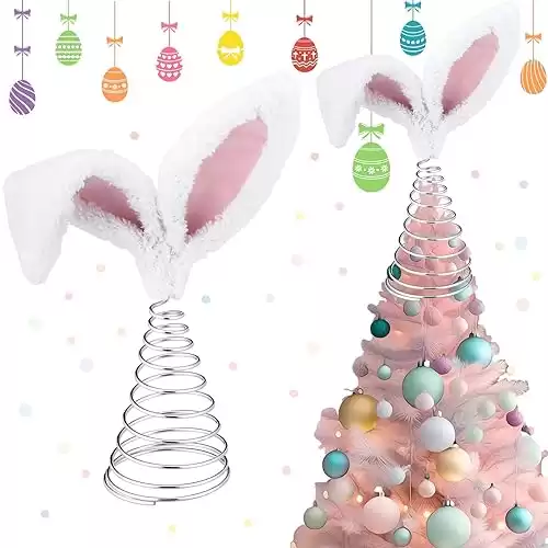 Easter Tree Topper with Bunny Ears