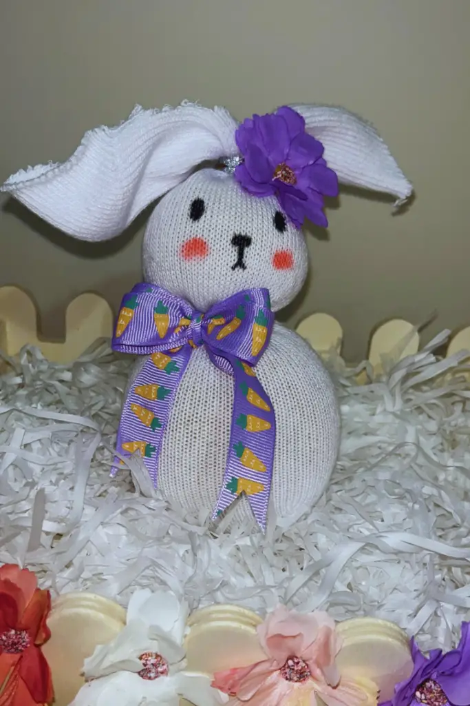 Easter Crafts For Seniors Sock Bunny