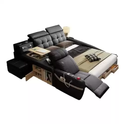 Luxury King Bed with Massage and Storage King